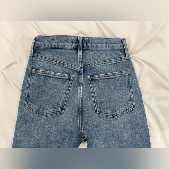 new, never worn agolde freya jean high rise slim sz 23 color quiver - Picture 9 of 16